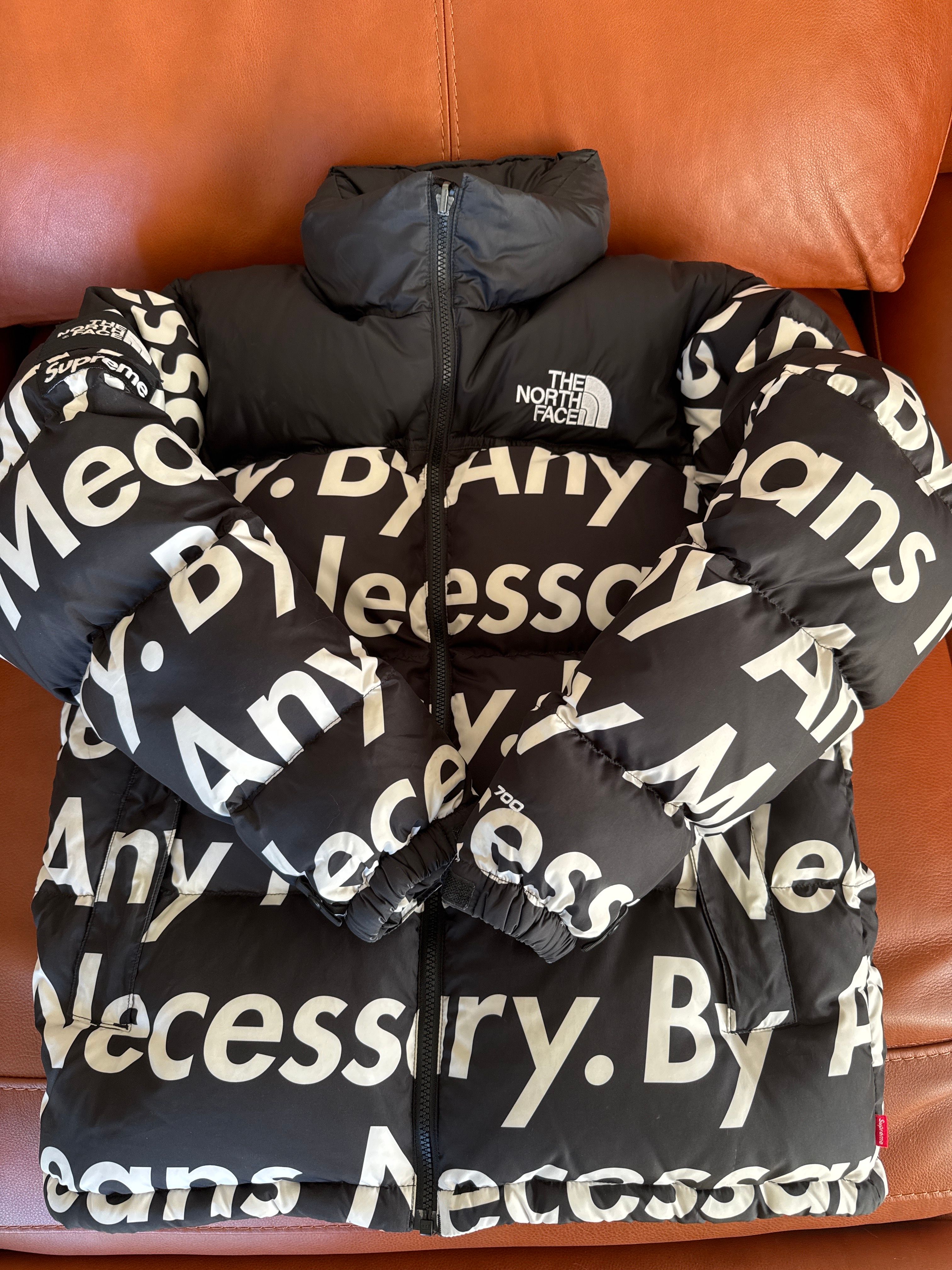 Supreme x The North Face By Any Means Nuptse Jacket "Black"