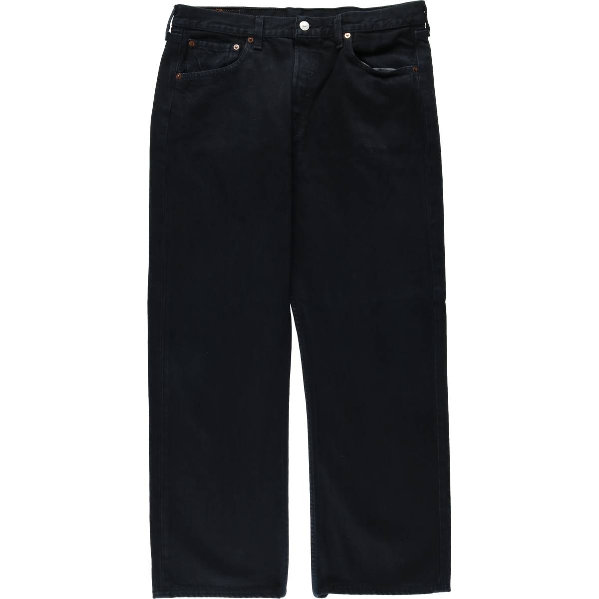 古着 00年代 リーバイス Levi's 00501-0165 ユーロモデル ブラックデニム ストレートデニムパンツ メンズw34相当/eaa663352