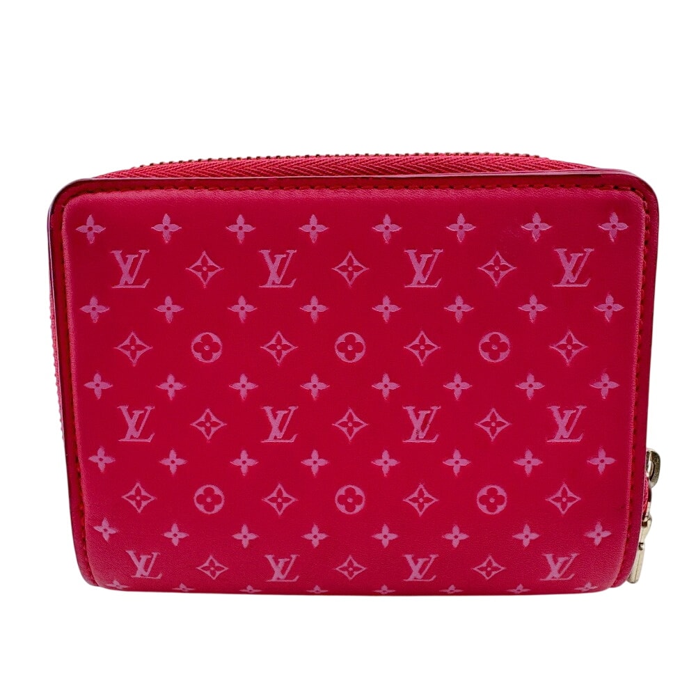 ルイヴィトン LOUIS VUITTON 二つ折り財布 ナノグラム ポルトフォイユルー M82357 ピンク