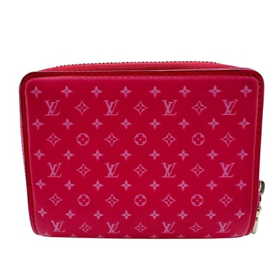 ルイヴィトン LOUIS VUITTON 二つ折り財布 ナノグラム ポルトフォイユルー M82357 ピンク