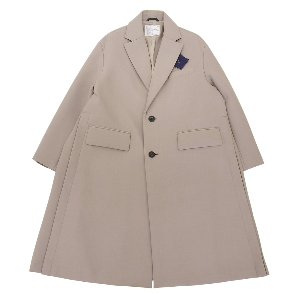 サカイ Suiting Bonding Coat スーチングボンディング コート メンズ グレージュ系 1 23AW 23-03117M 1