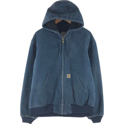 古着 カーハート Carhartt アクティブジャケット ダックフルジップパーカー メンズXL相当/eaa562509