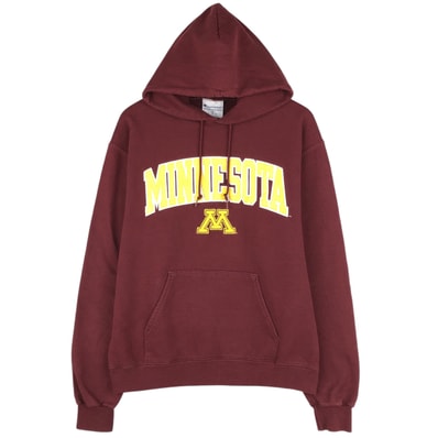 古着 00年代~ チャンピオン Champion AUTHENTIC ATHLETICWEAR MINNESOTA ミネソタ大学 カレッジ スウェットプルオーバーパーカー メンズM相当/eaa606554