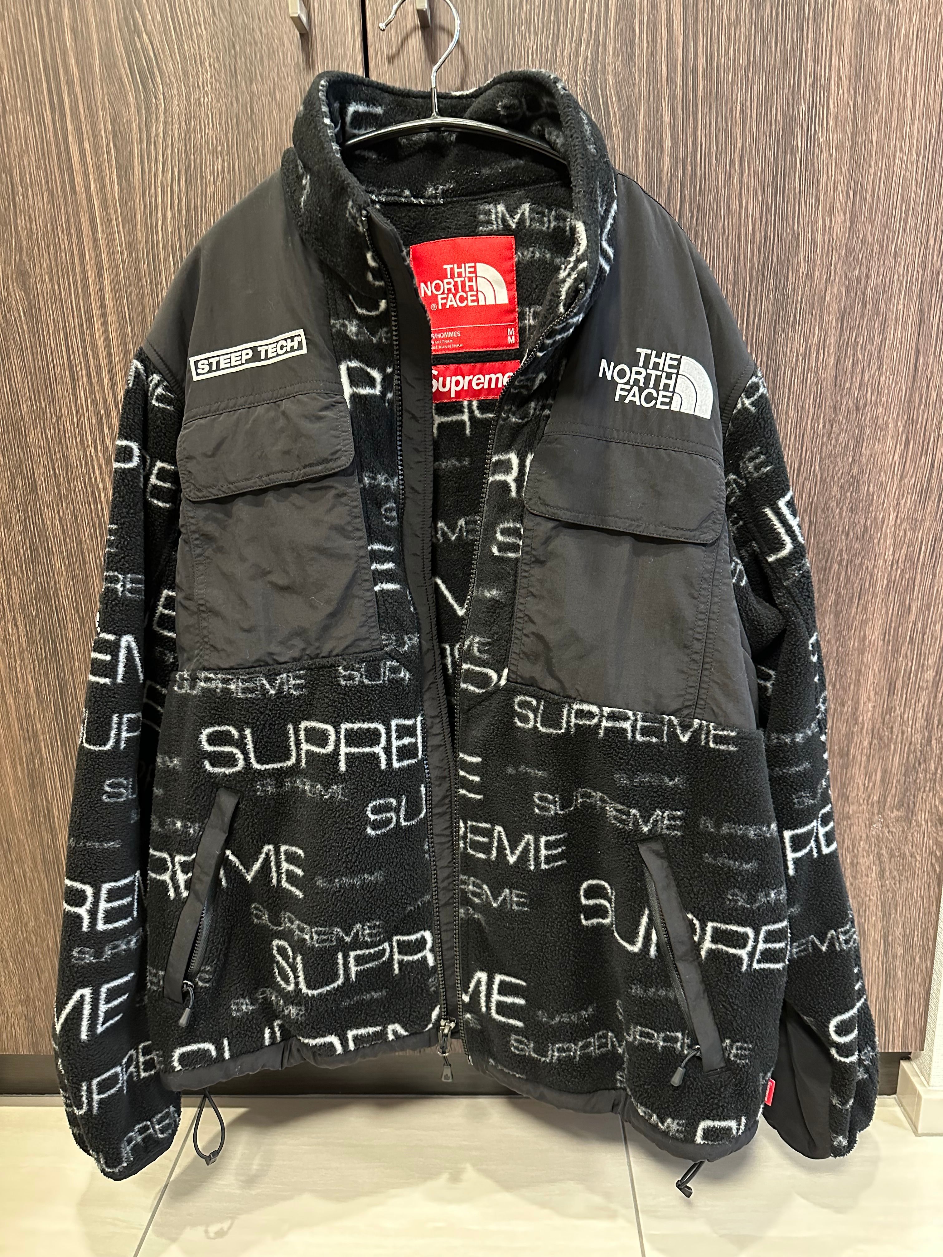 Supreme x The North Face Steep Tech Fleece Jacket "Black"