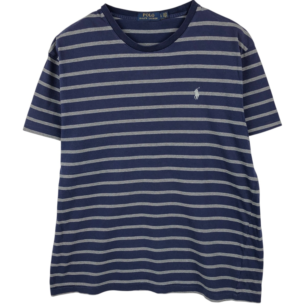 古着 ラルフローレン Ralph Lauren POLO RALPH LAUREN 半袖 ボーダーTシャツ メンズL相当/eaa672000