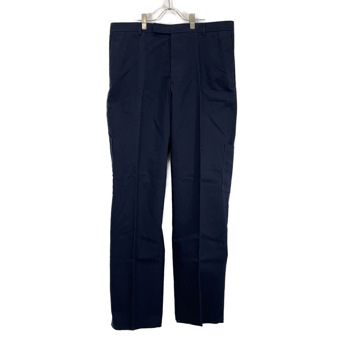 トムブラウン ネイビー UNCONSTRUCTED PATCH POCKET トラウザーパンツ 5
