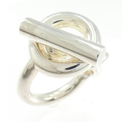 Hermes Croisette Ring GM Large Model "Silver"
