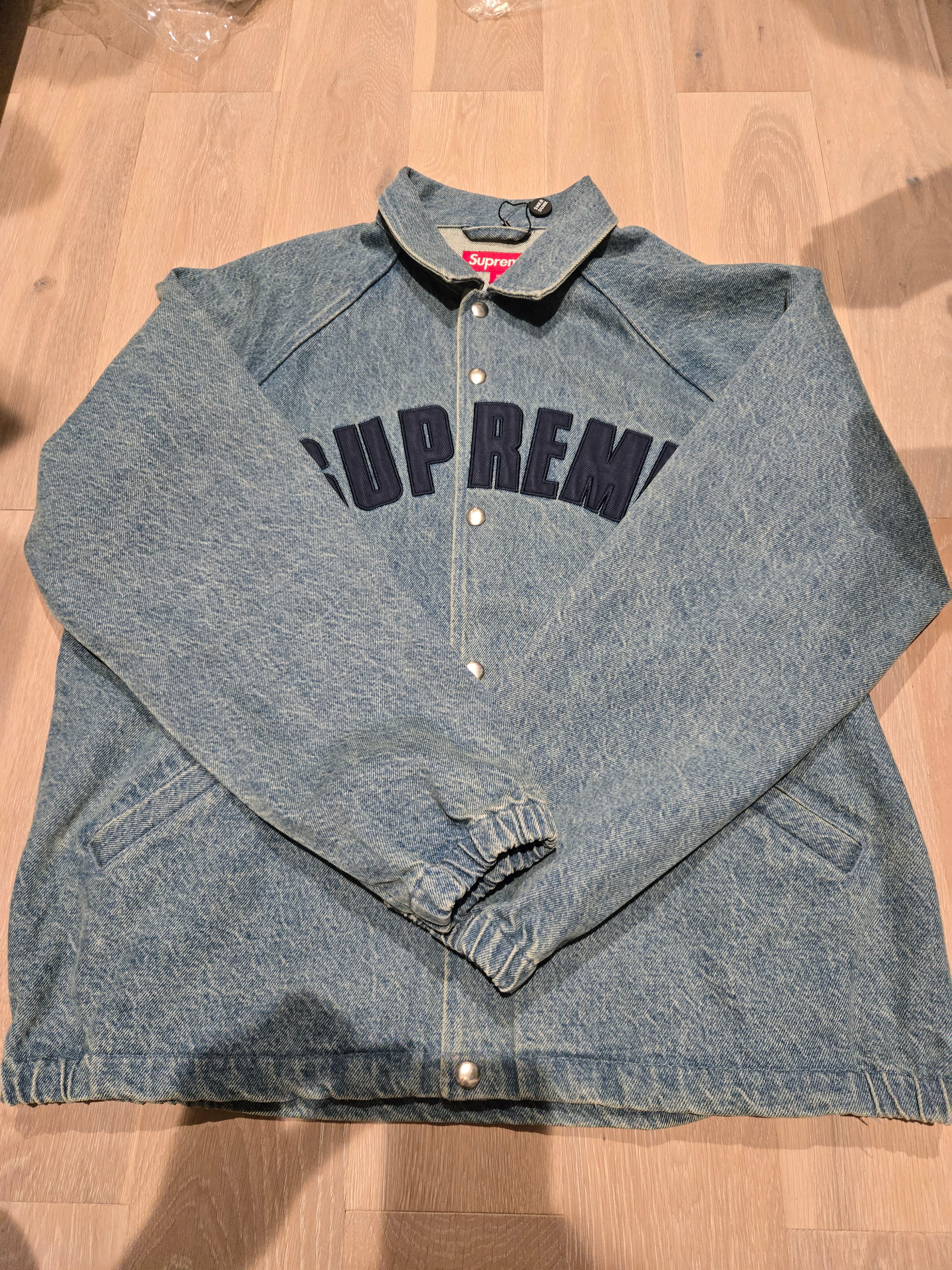 Supreme Arc Denim Coaches Jacket "Washed Indigo"