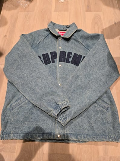 Supreme Arc Denim Coaches Jacket "Washed Indigo"