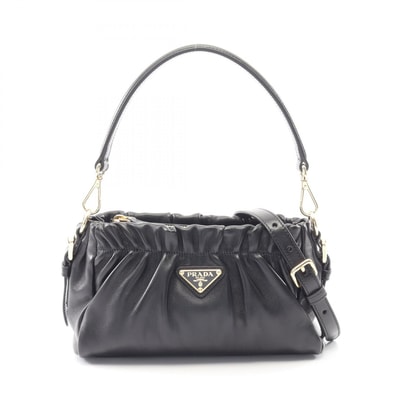 プラダ PRADA NAPPA 2WAY ハンドバッグ バッグ レザー レディース ブラック系 1BC2702DX8F0002 【新品】