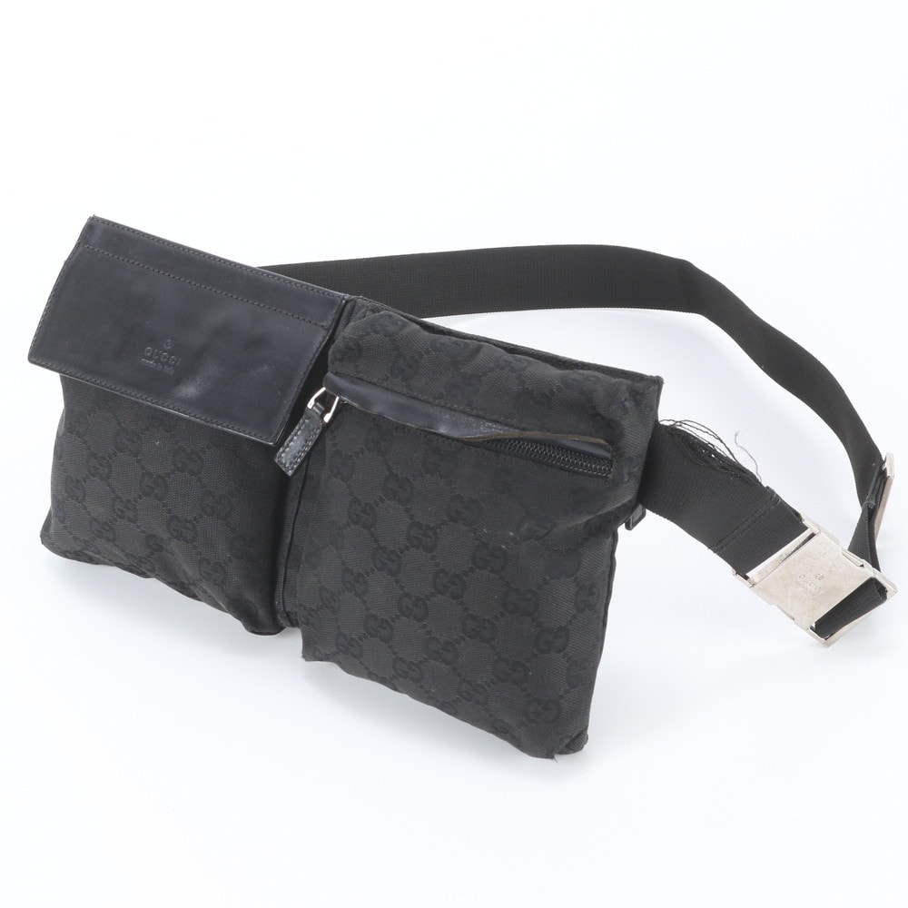 ■美品 グッチ GGキャンバス 28566 ボディバッグ