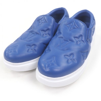 極美品 ルイヴィトン スニーカー LV ビバリーヒルズライン ブルー 8.5