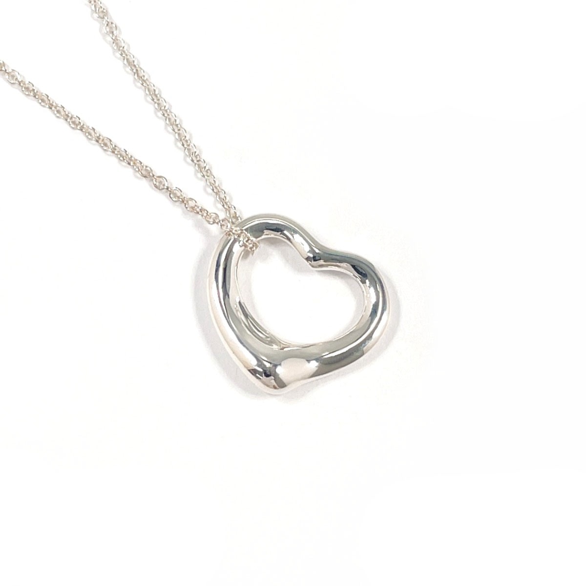 ティファニー ネックレス オープンハート エルサペレッティ  シルバー