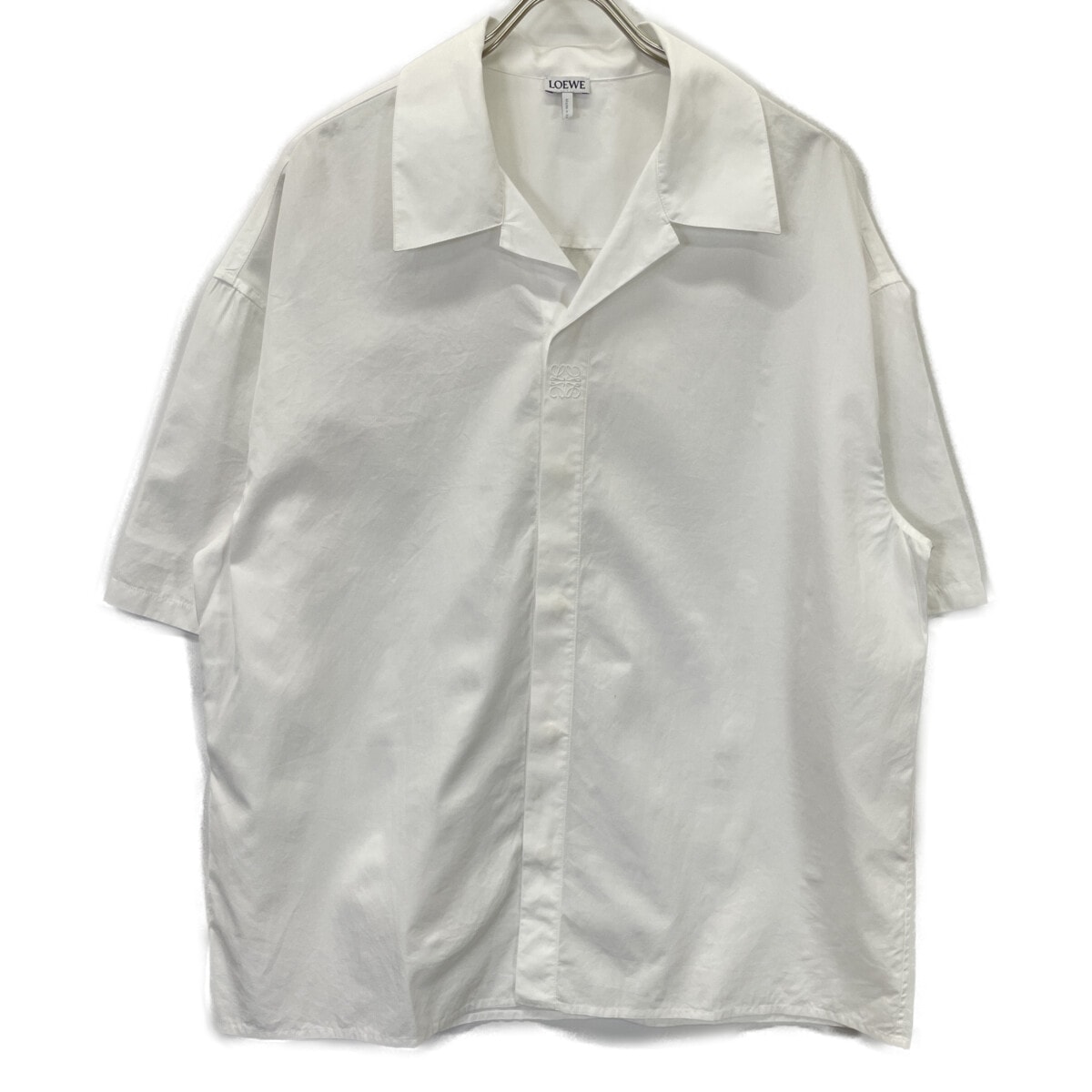 ロエベ H526Y05WF3 ﾎﾜｲﾄ ｼｮｰﾄｽﾘｰﾌﾞ ｼｬﾂ 38