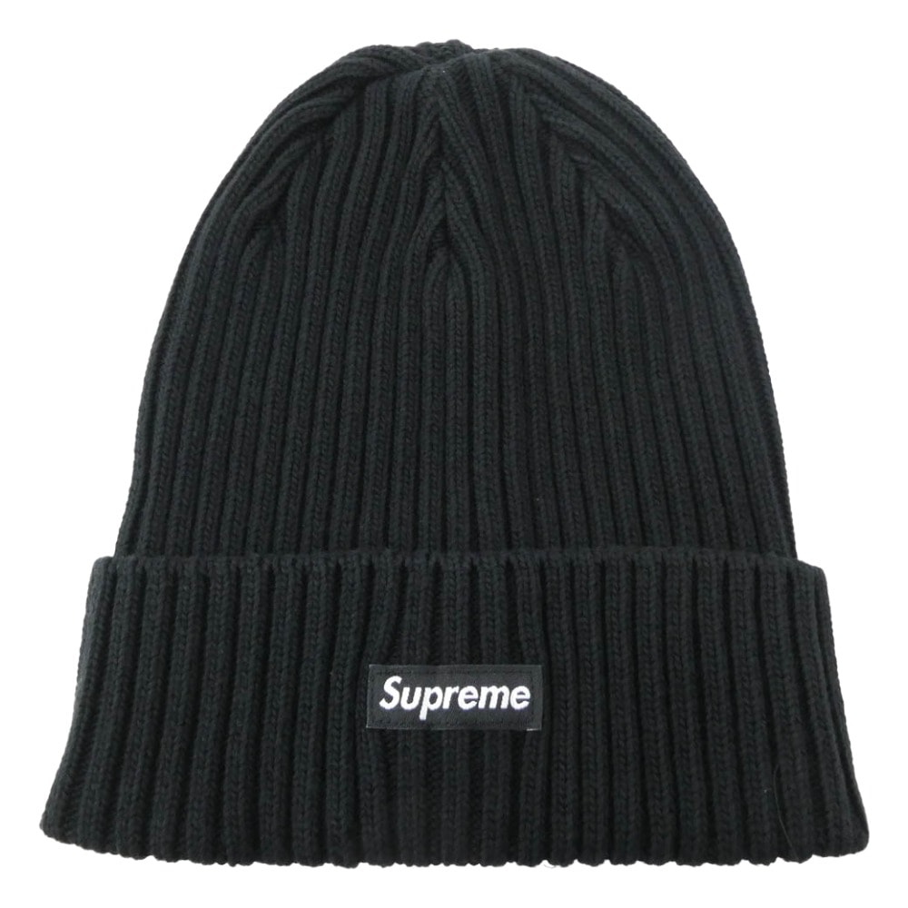 Supreme シュプリーム ニットキャップ 25SS Overdyed Beanie オーバー ダイ ビーニー ニット キャップ ブラック ブラック系【極上美品】【中古】