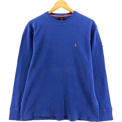 古着 ラルフローレン Ralph Lauren POLO RALPH LAUREN SLEEPWEAR サーマルロンT ワッフル メンズXL相当/eaa524417