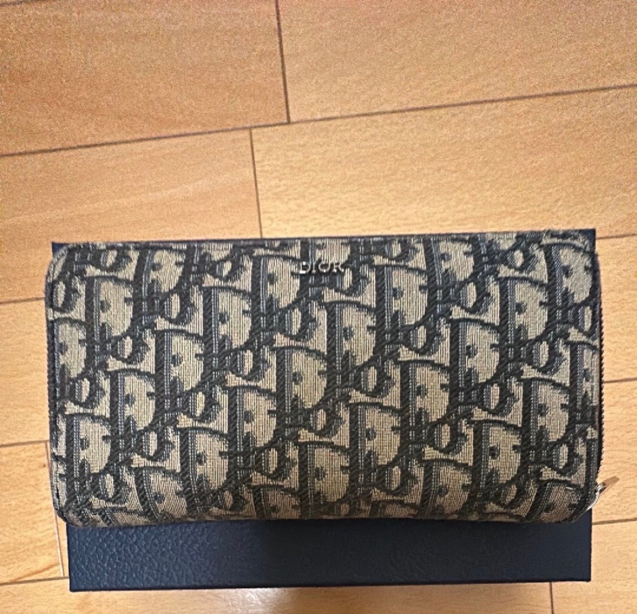 ディオール ロングジップウォレット ディオール オブリーク ジャカード "ベージュ" 2ESBC252YSE_H05E