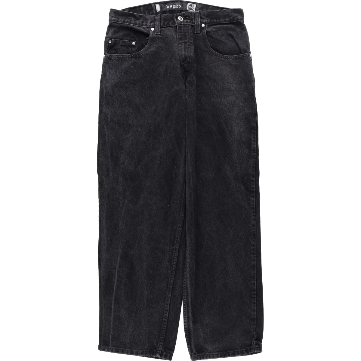 古着 00年代 リーバイス Levi's SILVER TAB シルバータブ BAGGY バギー ブラックデニム テーパードデニムパンツ メンズw30相当/eaa632343