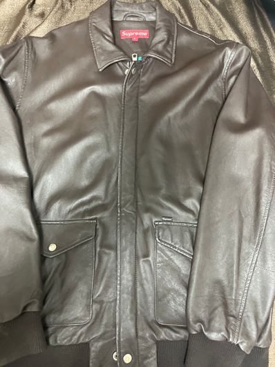 レザーボンバージャケット