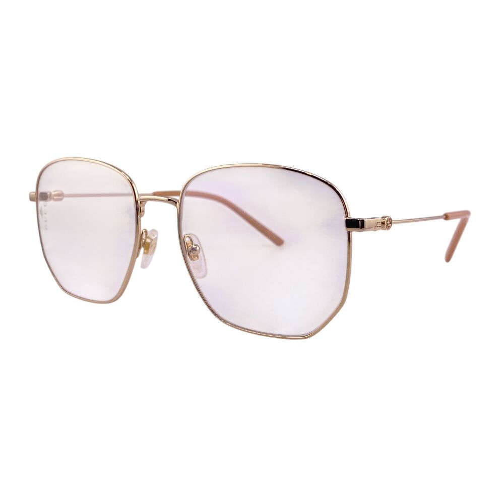 グッチ GUCCI メガネ サイドGロゴ 眼鏡 サングラス GG0396S ベージュ