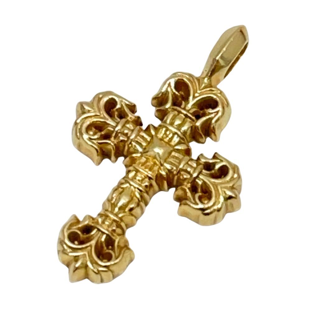 CHROME HEARTS FILIGREE CRS TINY 22K タイニー フィリグリー クロス  ペンダントトップ インボイス付属 40414