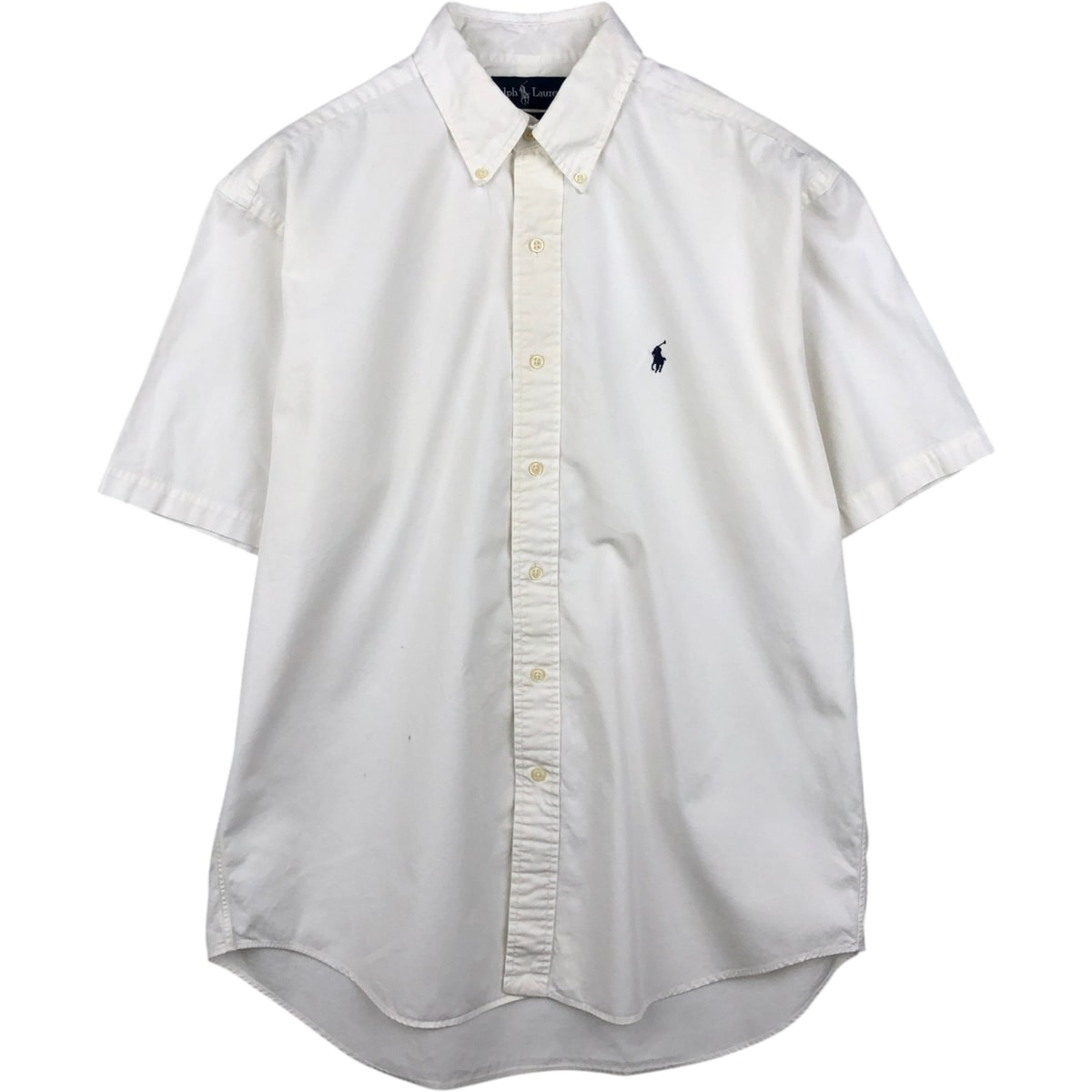 古着 ラルフローレン Ralph Lauren BLAKE 半袖 ボタンダウンシャツ メンズM相当/eaa619335