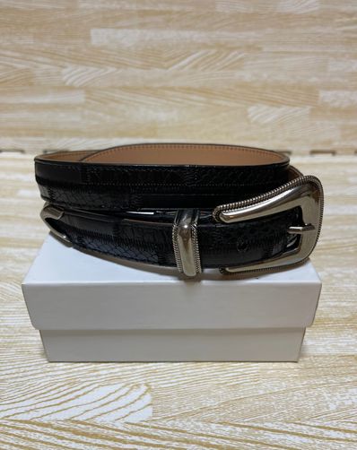 Supreme Patchwork Ranger Belt "Black"