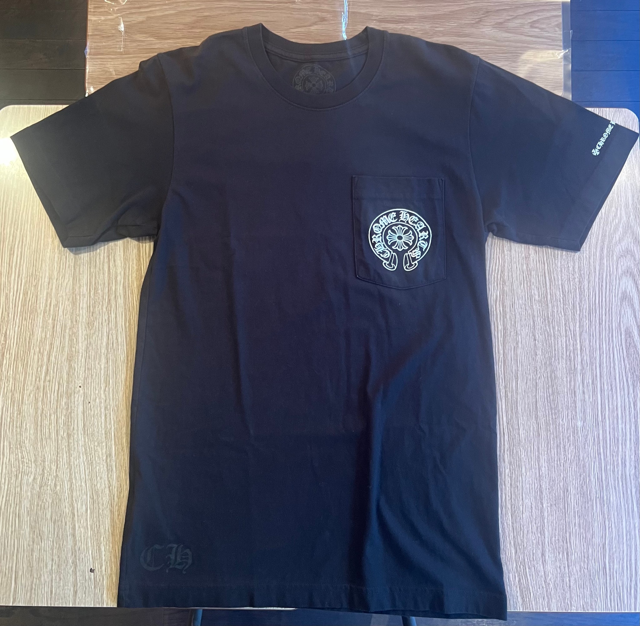 Chrome Hearts Horse Shoe Logo Pocket T-Shirt "Black"