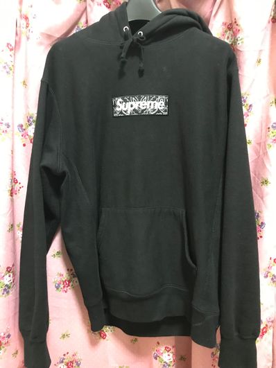 Supreme Bandana Box Logo Hooded Sweatshirt "Black"