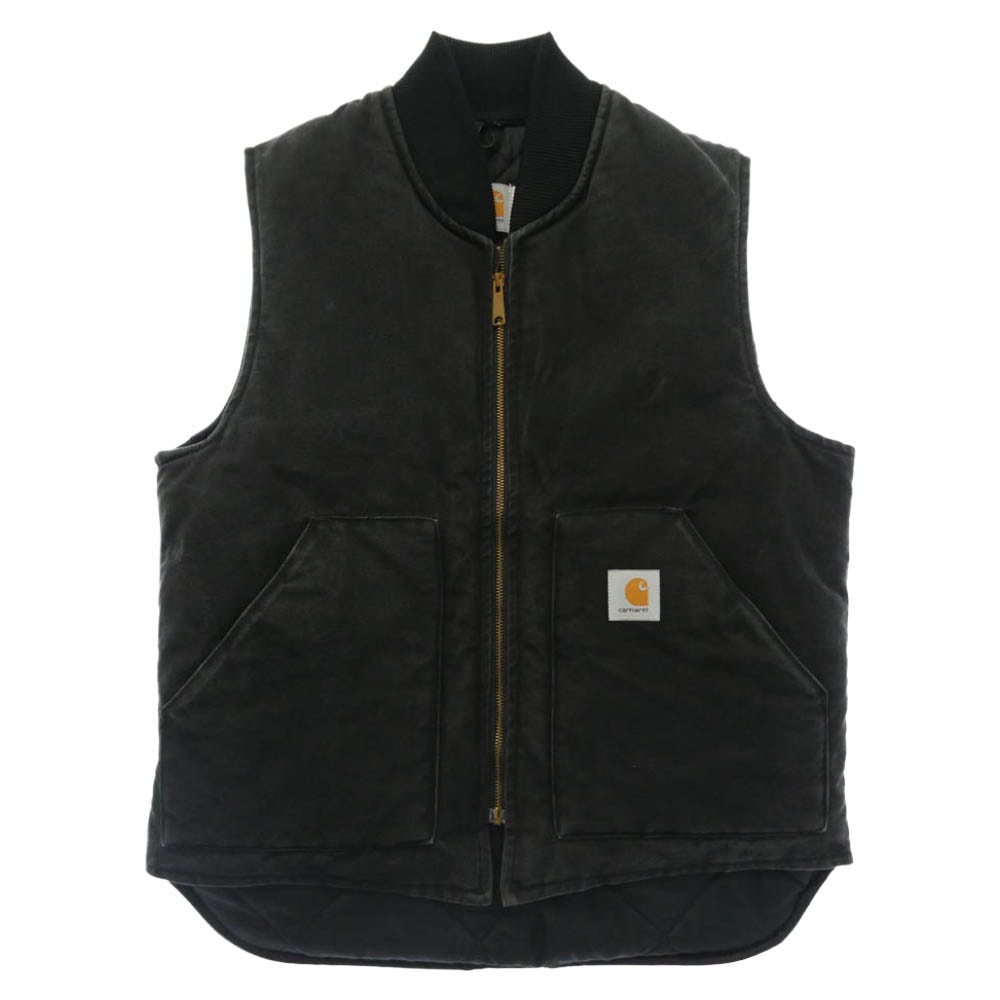 Carhartt カーハート 90s USA製 ダック ベスト ブラック系【中古】
