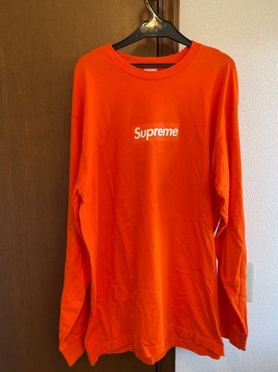 Supreme Box Logo L/S Tee "Orange"