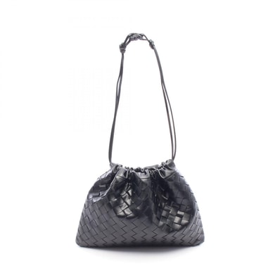 ボッテガヴェネタ BOTTEGA VENETA DUST BAG イントレチャート ショルダーバッグ バッグ レザー レディース ブラック系 796728V3IV18425 【新品】