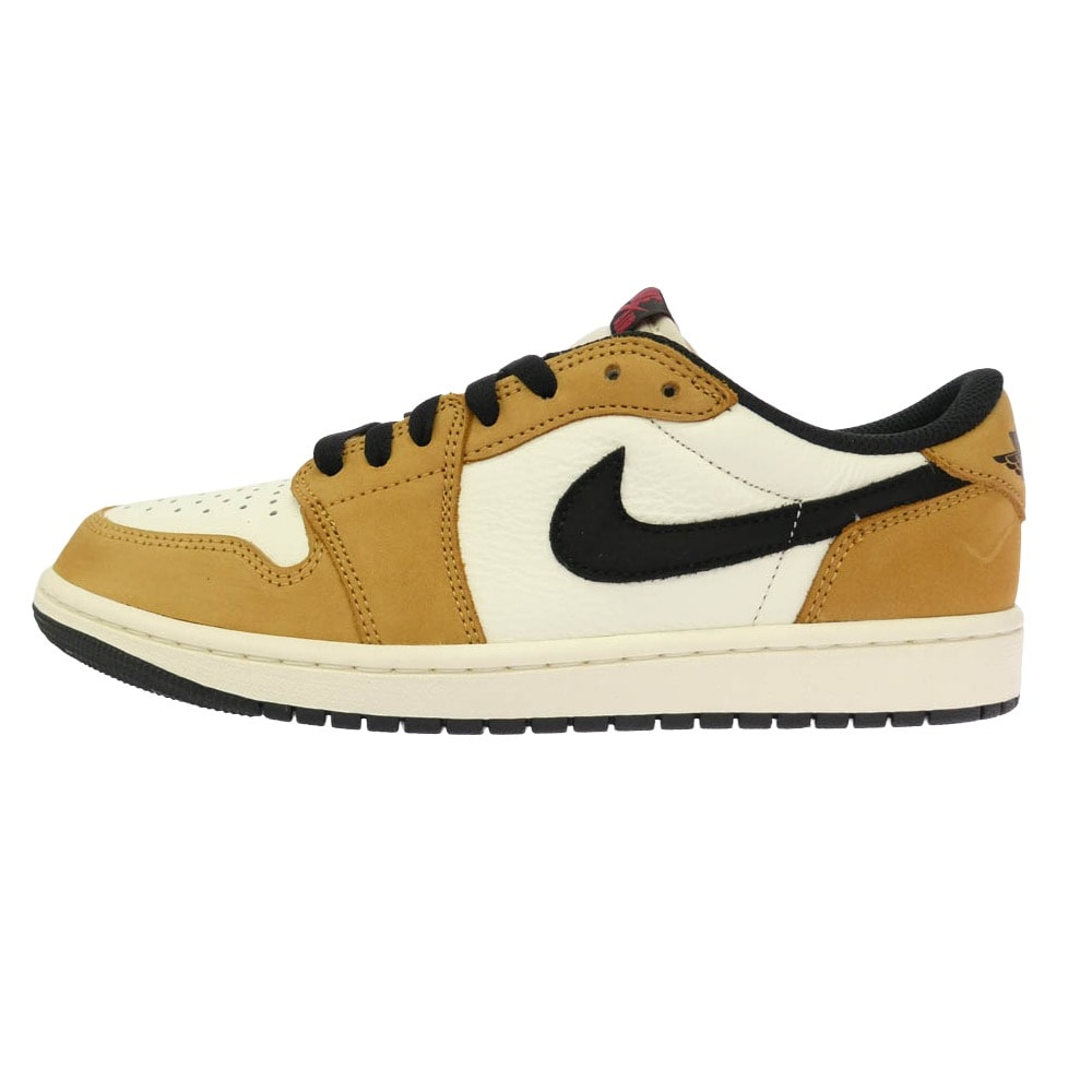 NIKE CZ0790-107 Air Jordan 1 Low OG Rookie of the Year Sail and Golden Harvest AJ1 ローカット スニーカー マルチカラー系 26.5cm【新古品】【未使用】【中古】