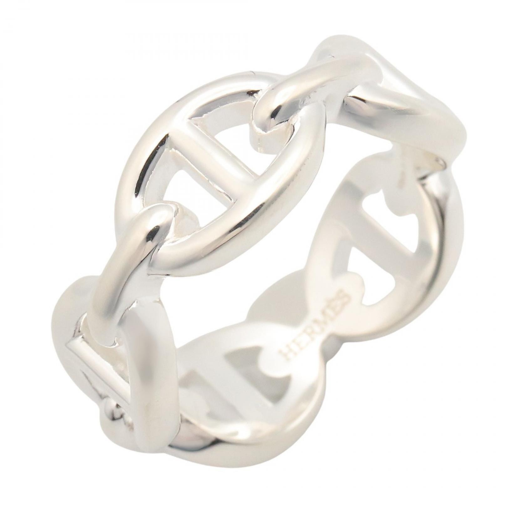 エルメス HERMES アンシェネリングPM リング・指輪 ジュエリー シルバー925 メンズ レディース シルバー系 【中古】