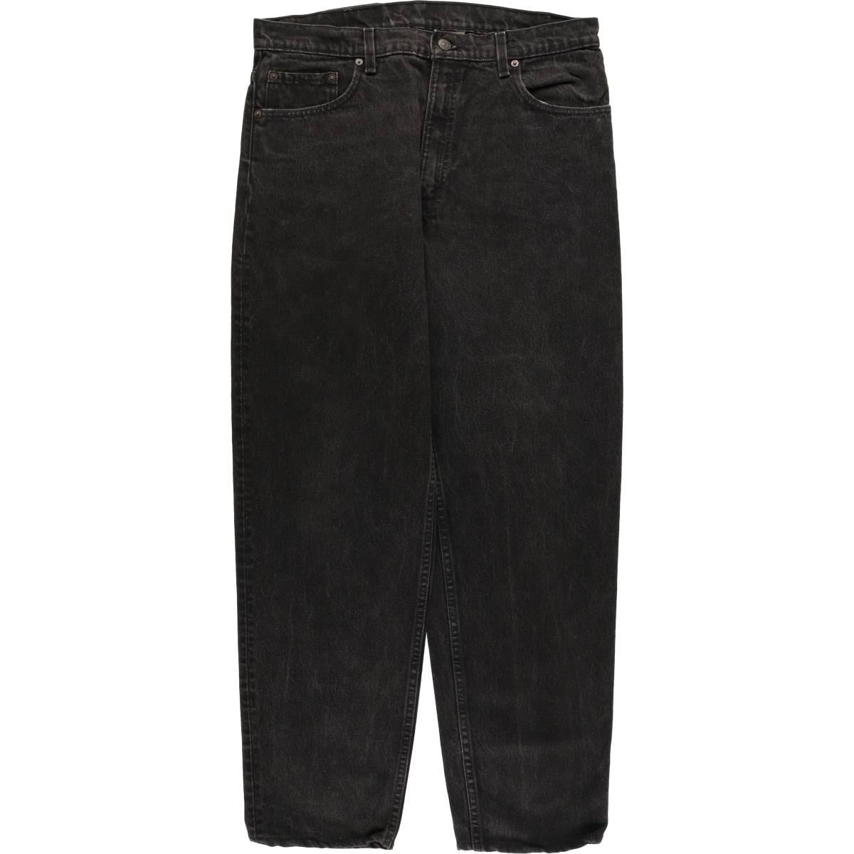 古着 90年代 リーバイス Levi's 550-0260 ブラックデニム テーパードデニムパンツ USA製 メンズw35相当 ヴィンテージ/evb031805
