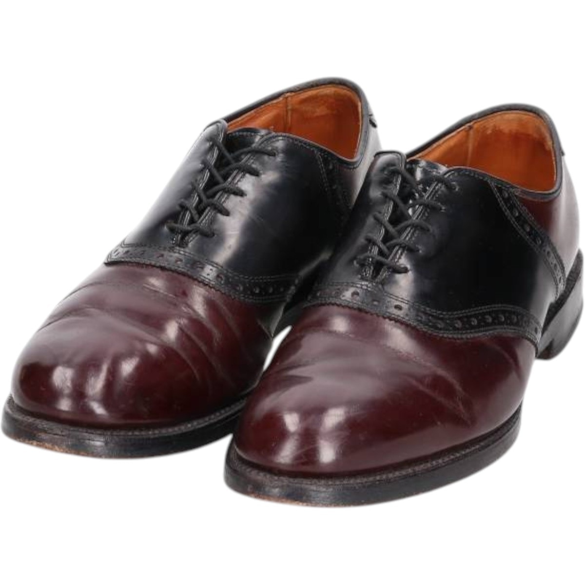 古着 アレンエドモンズ ALLEN EDMONDS Shelton ツートン サドルシューズ USA製 10 1/2 E メンズ28.5cm相当/saa017182