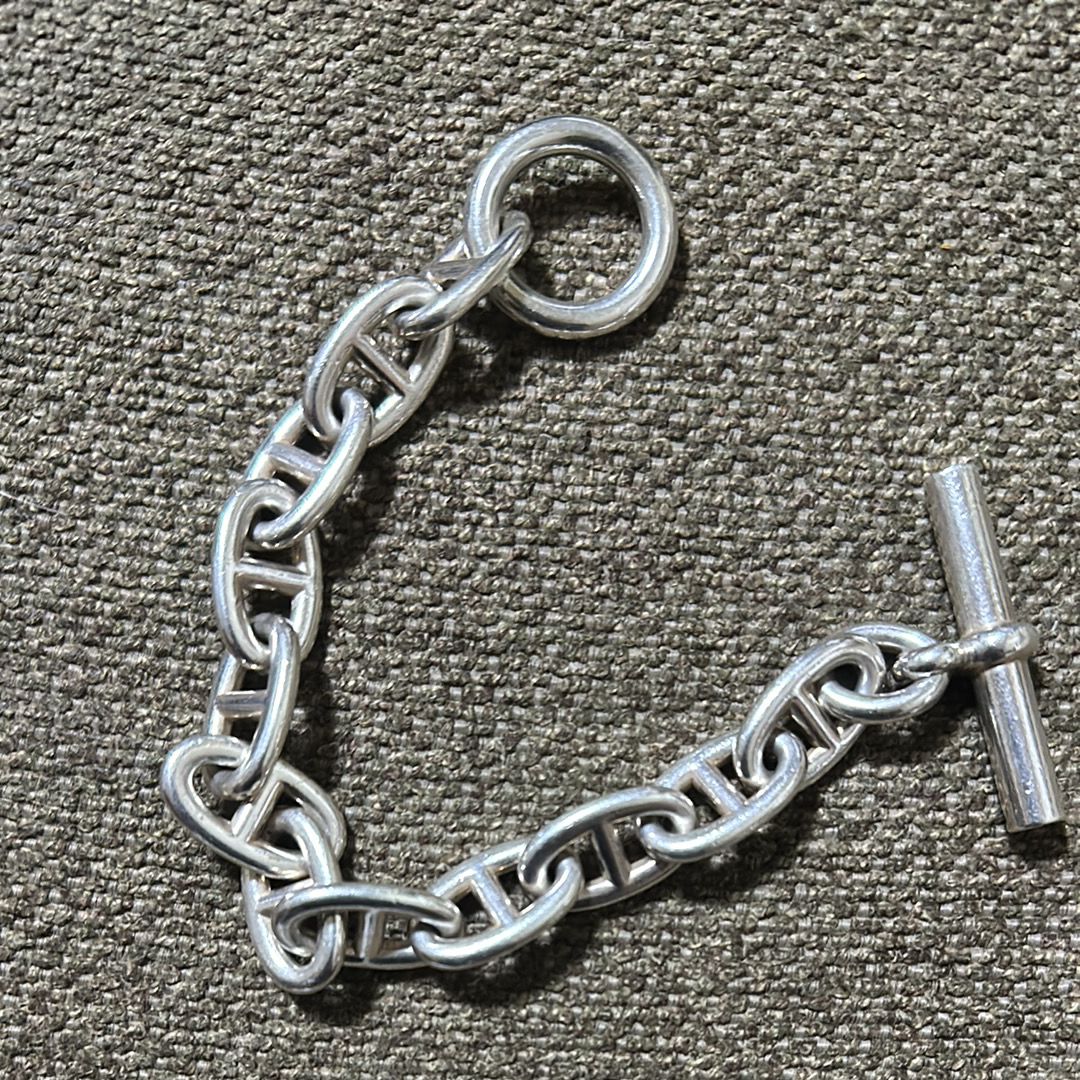 Hermes Chaine D'ancre MM Bracelet "Silver"