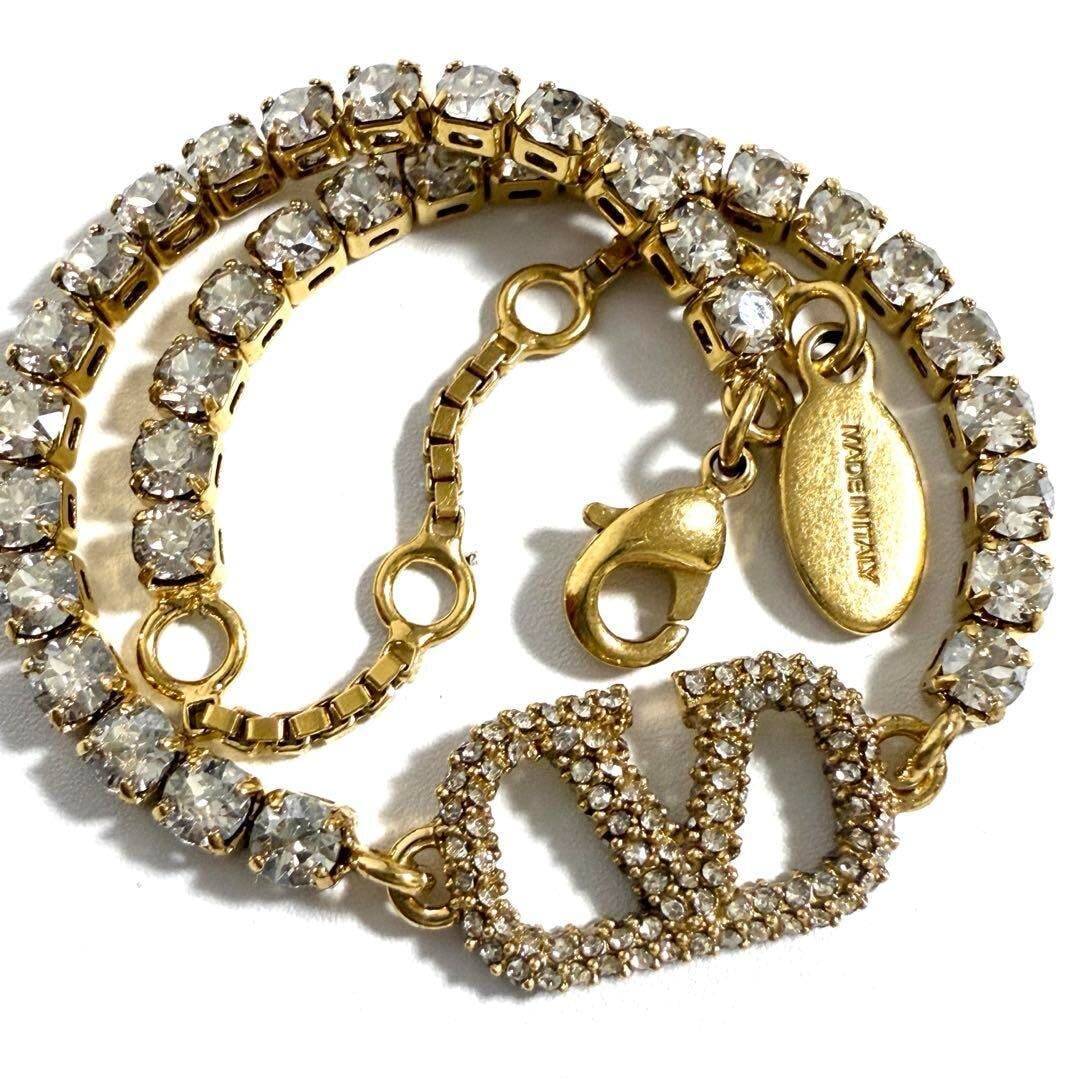 【定価11.4万】ヴァレンティノ レディース ブレスレット Vロゴ シグネチャー