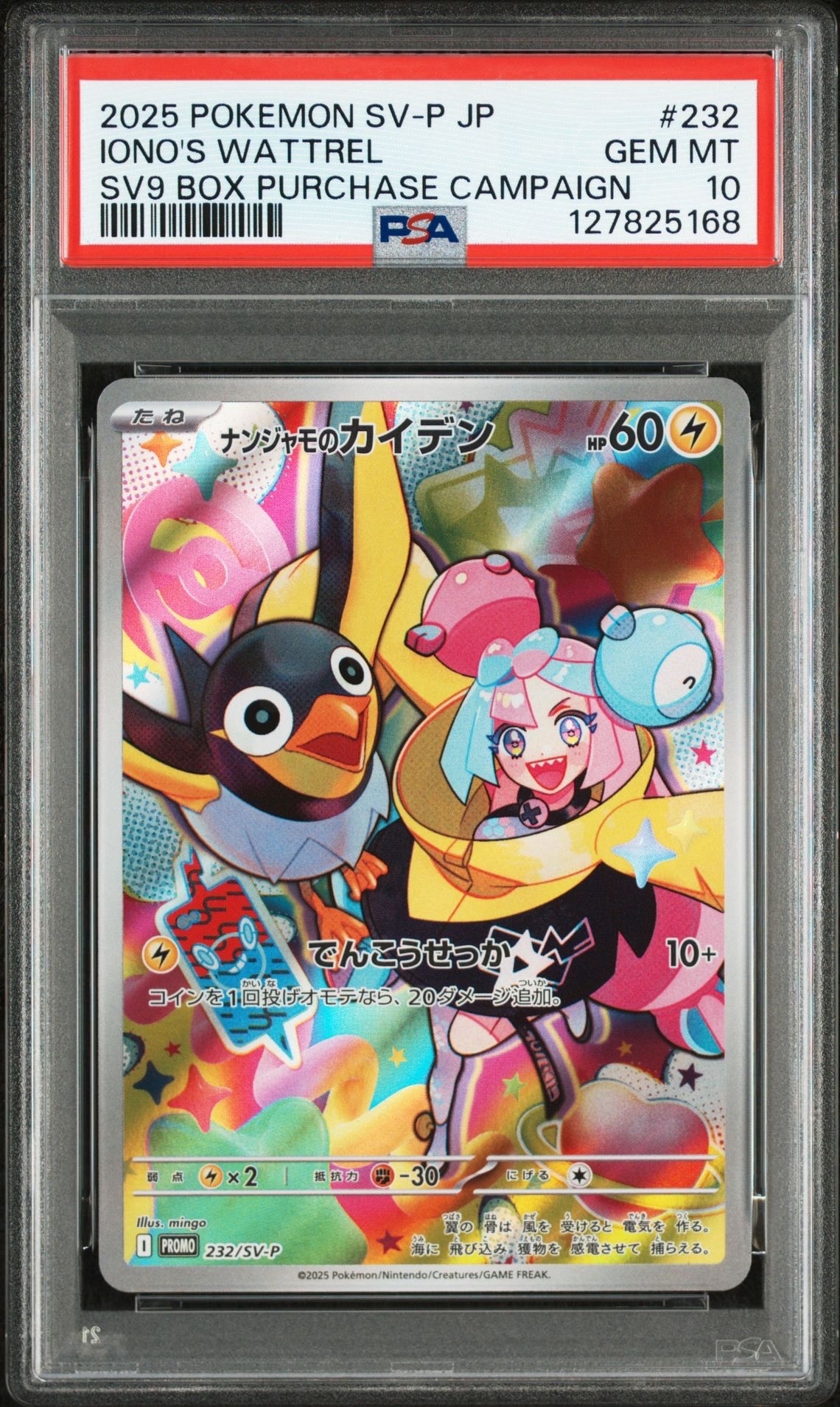 ナンジャモのカイデン P [SV-P 232](プロモーションカード「拡張パック バトルパートナーズ Box購入キャンペーン」)