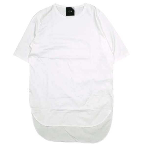新品 ATON エイトン 日本製 SUVIN 60/2 ROUND HEM S/S T-SHIRT ラウンドヘムTシャツ KKAGIM5016 02(M) WHITE 半袖 クルーネック トップス g25071