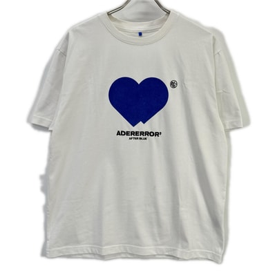 アーダーエラー ホワイト コットン ハーフスリーブ Tシャツ A1