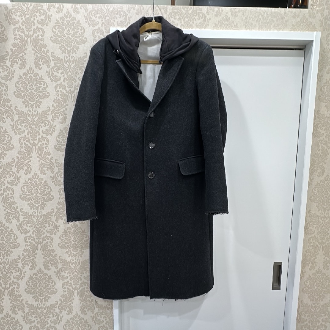 DIESEL ディーゼル メンズ ロング チェスターコート グレー L