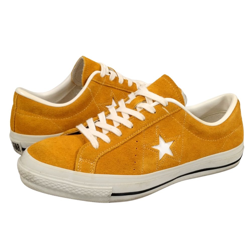 CONVERSE コンバース ONE STAR J SUEDE ワンスター スウェード 日本製 シューズ スニーカー イエロー サイズ 8.5=27cm 正規品 / 52774