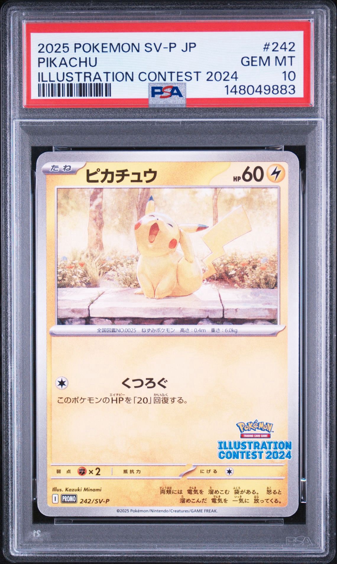 ピカチュウ [SV-P 242](プロモカードパック「イラストレーション