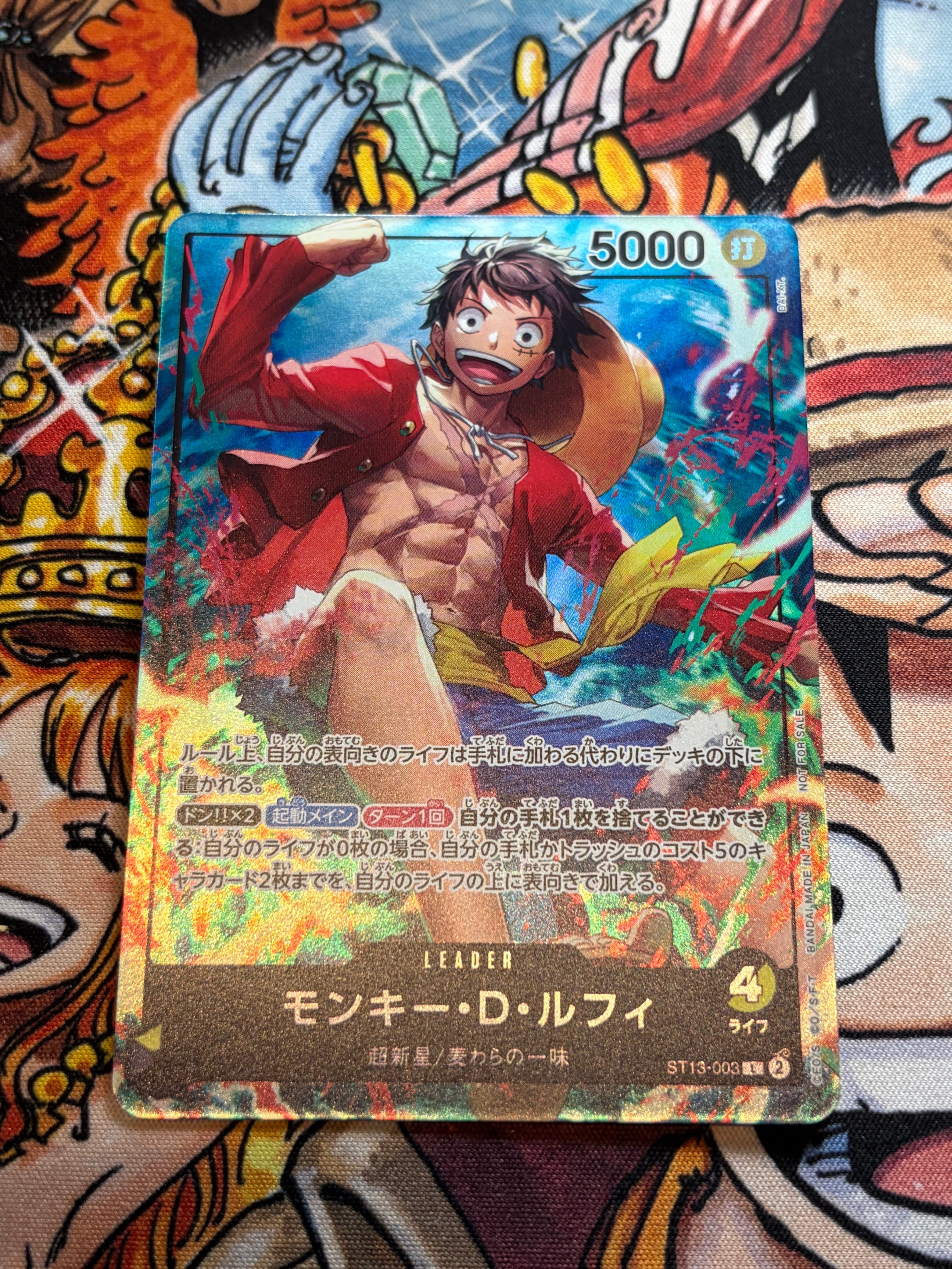 PSA10】モンキー・D・ルフィ L [ST13-003]【英語版】(プロモーション