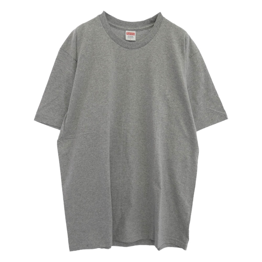 Supreme シュプリーム Tシャツ 24SS BACKWARDS TEE バックワーズ バックロゴプリント Tシャツ 半袖カットソー グレー系 L【新古品】【未使用】【中古】