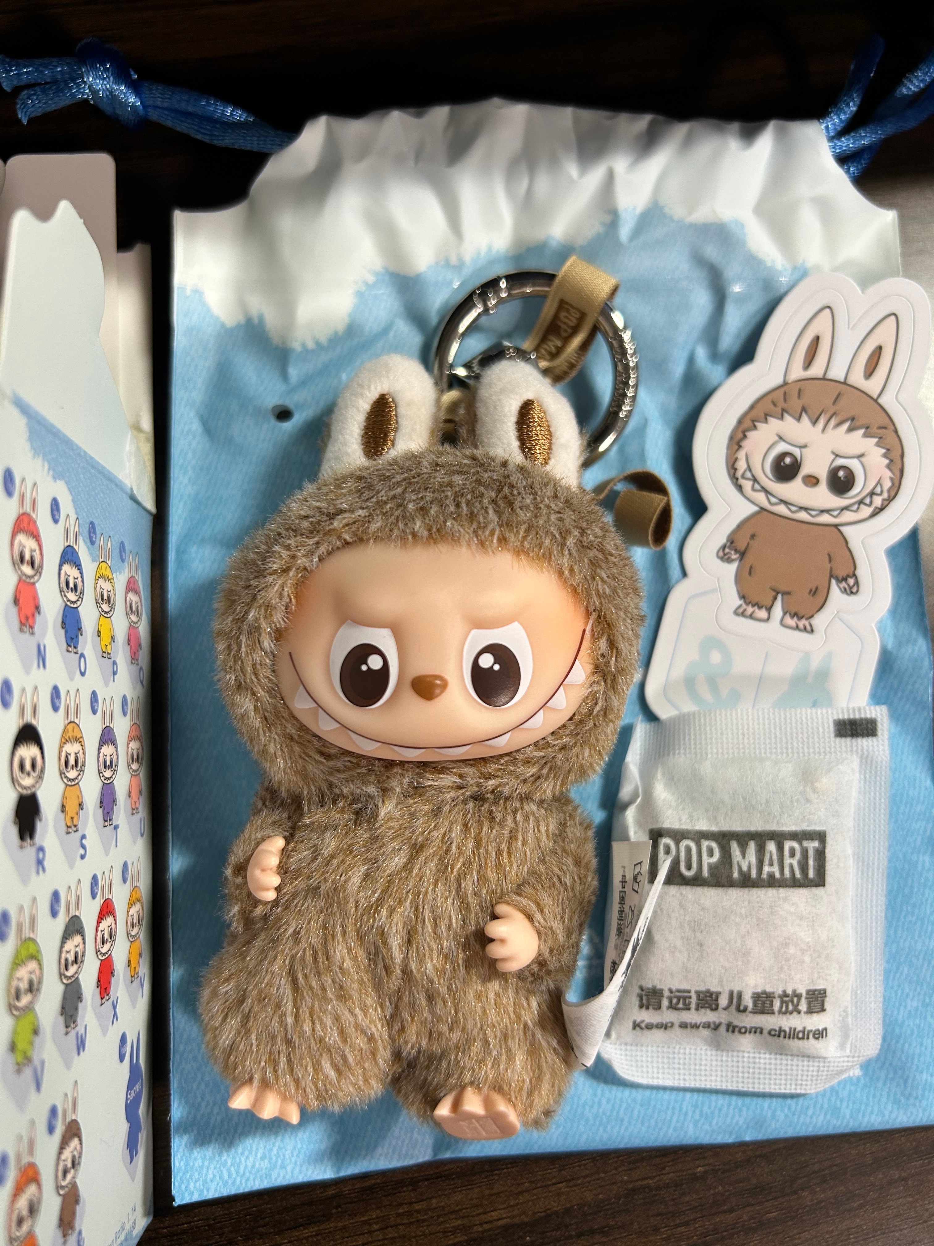 POP MART THE MONSTERS (LABUBU) Pin for Love Series-Vinyl Plush Pendant (N-Z) &