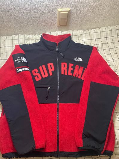 Supreme x The North Face Arc Logo Denali Fleece Jacket "Red"