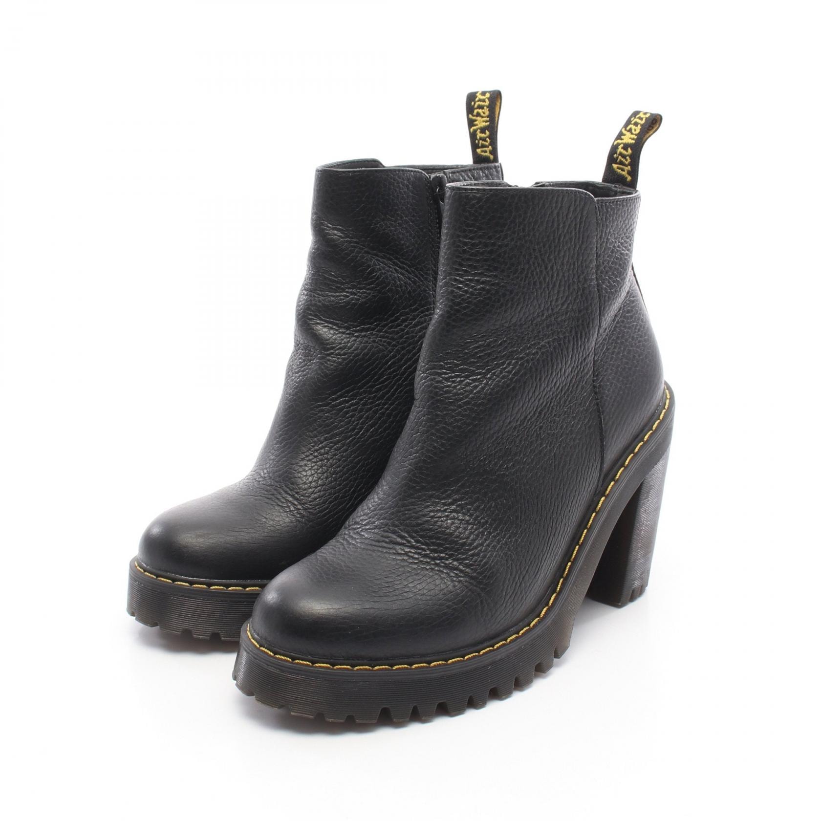 ドクターマーチン Dr.Martens マグダレナ ショート ブーツ 靴 レザー レディース ブラック系 【中古】