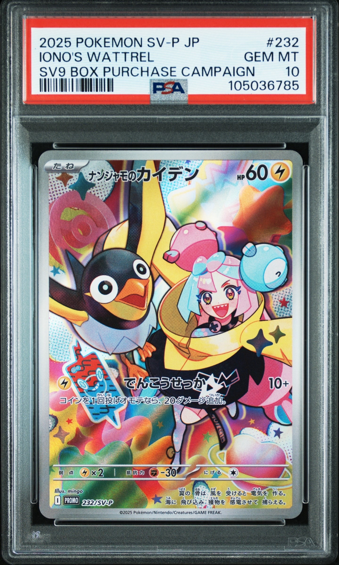 ナンジャモのカイデン P [SV-P 232](プロモーションカード「拡張パック バトルパートナーズ Box購入キャンペーン」)